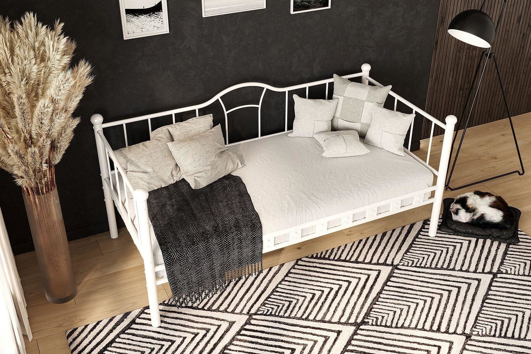 Argimo Kamelya Sedir Metal Karyola