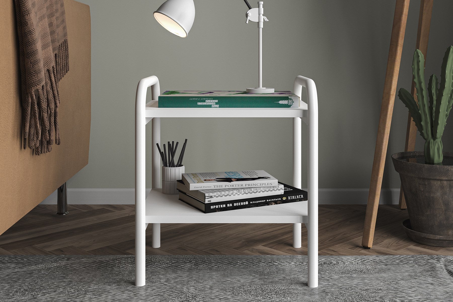 Argimo Vera Metal Yatak Başı Komodin