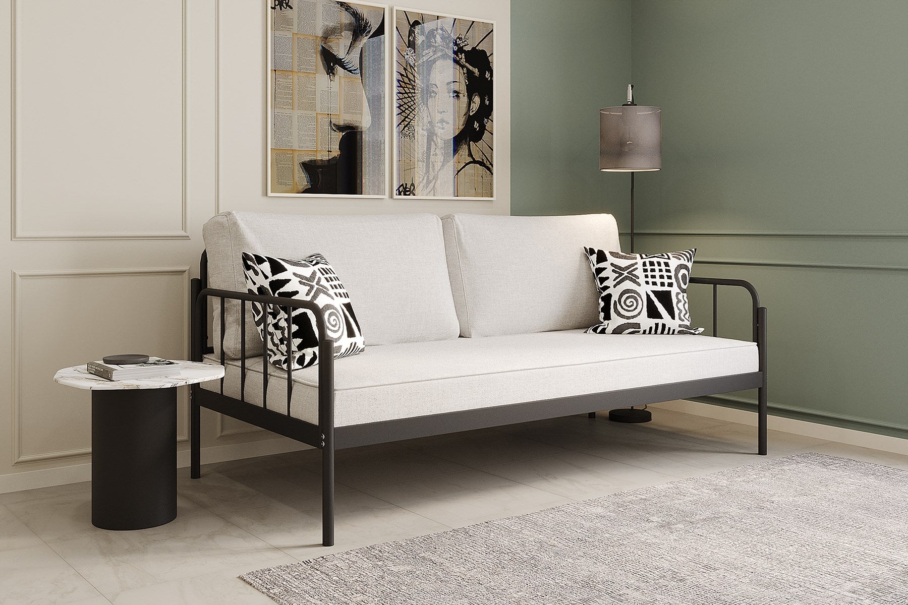 Argimo Sofia Sedir Metal Karyola