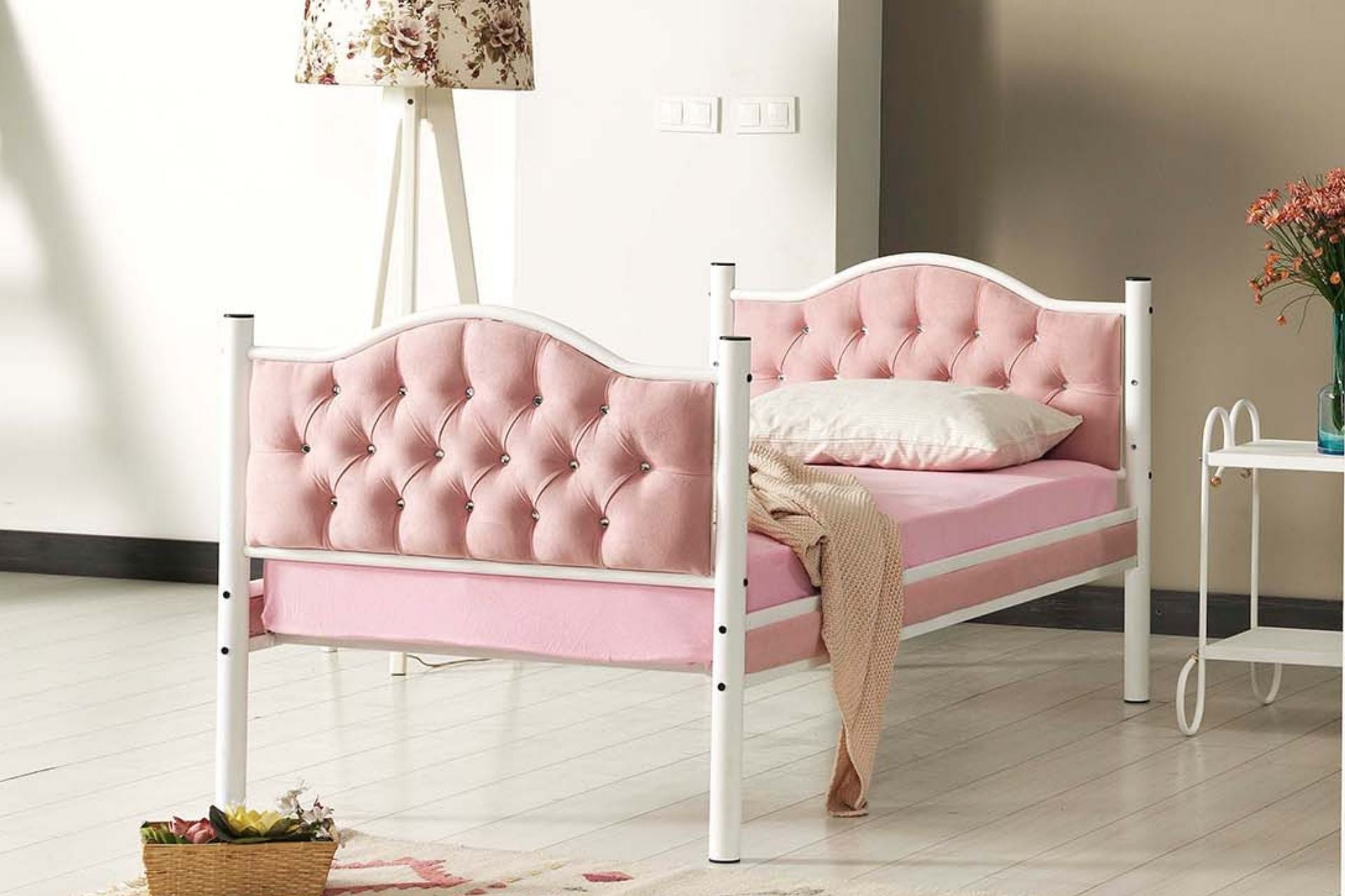 Argimo Melis Tek Kişilik Metal Karyola
