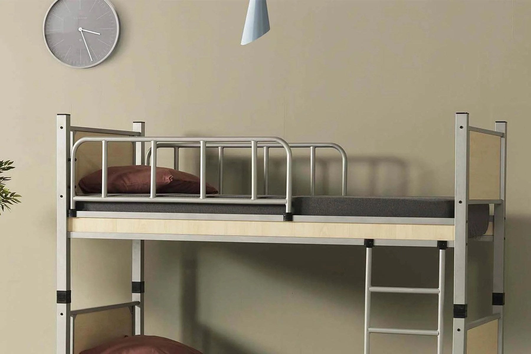 Argimo Yurt Ahşap Korkuluk Gri Ranza Yatak Bariyeri