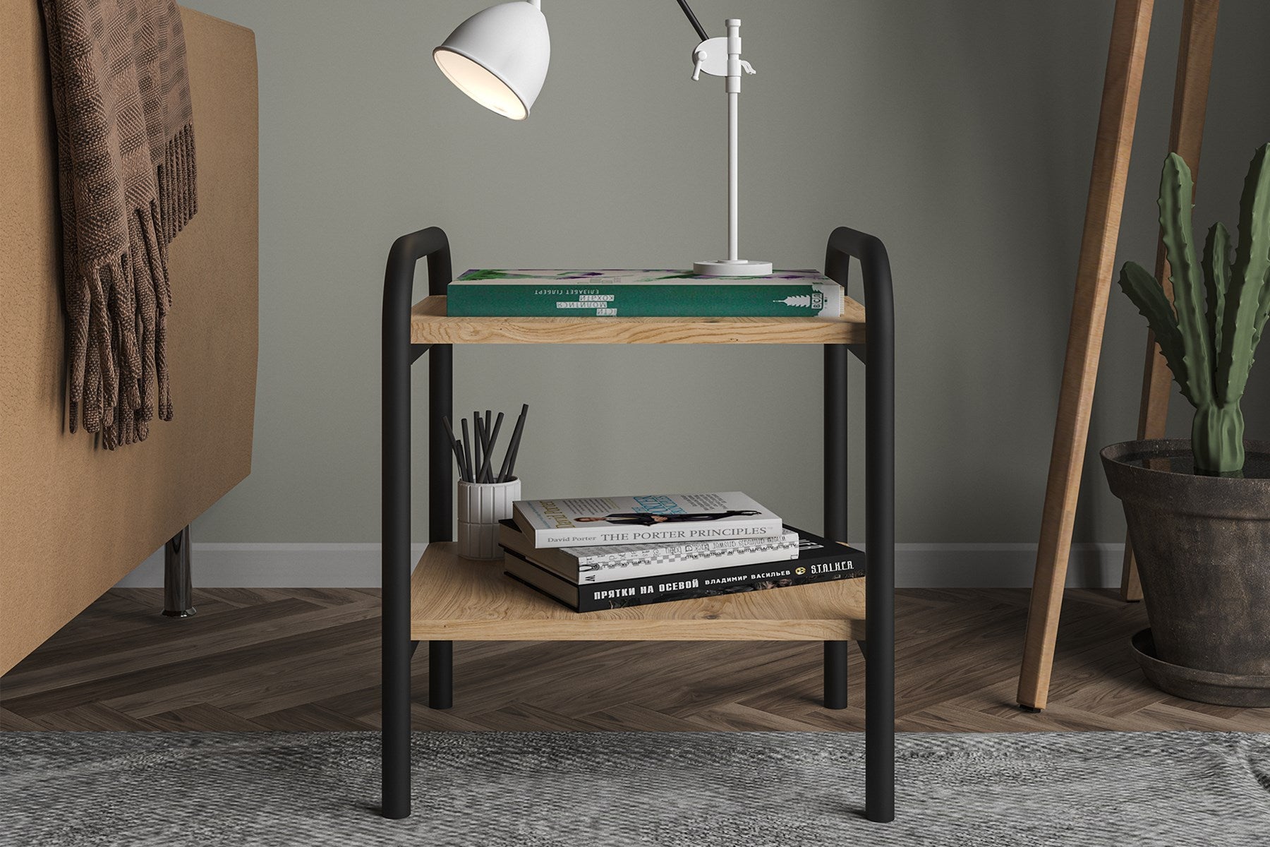 Argimo Vera Metal Yatak Başı Komodin