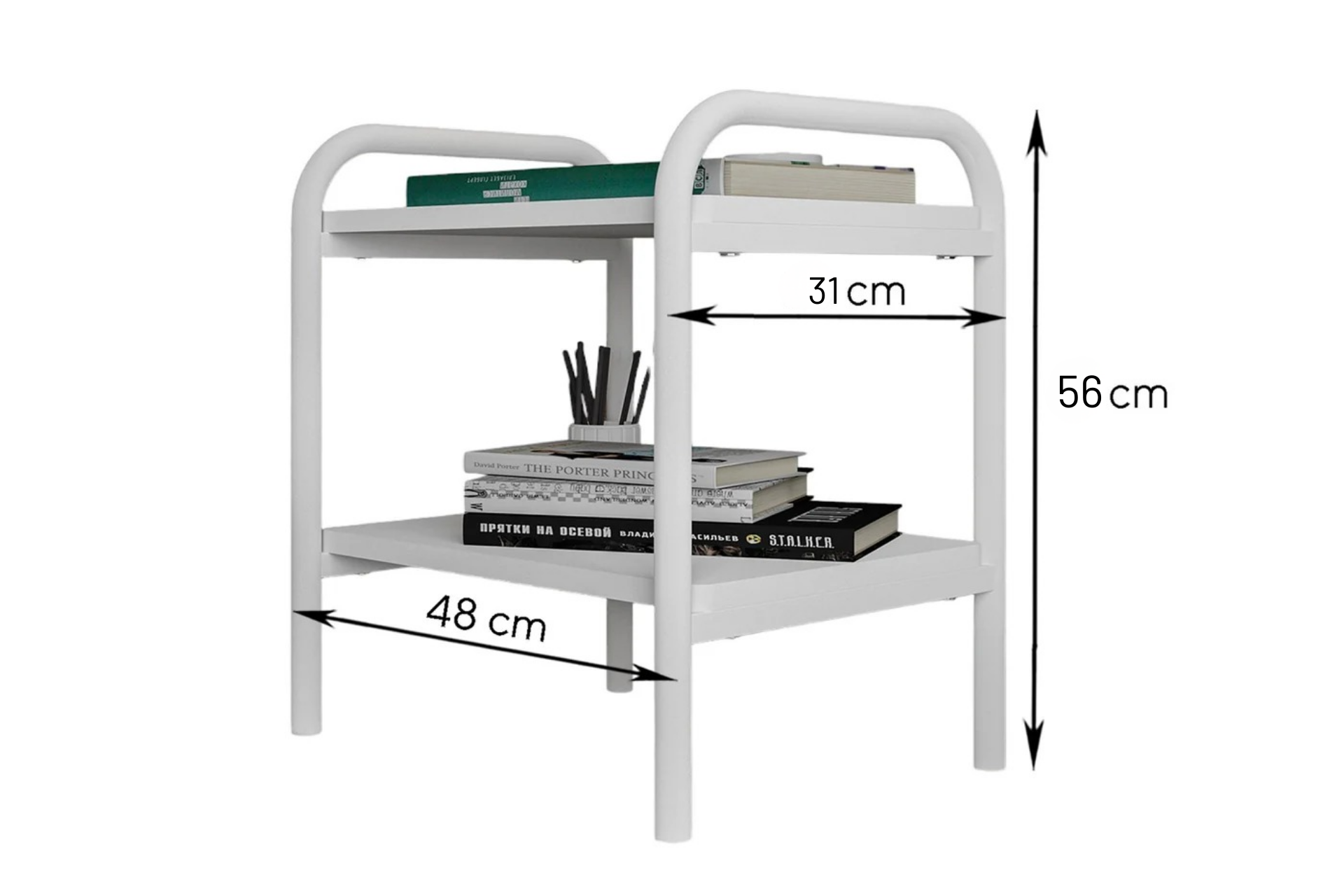 Argimo Vera Metal Yatak Başı Komodin