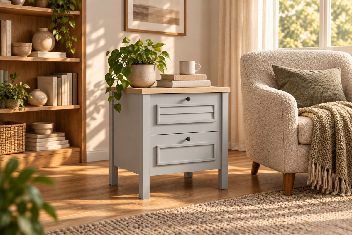 Argimo Talia 2 Çekmeceli Komodin 41x52x60 cm