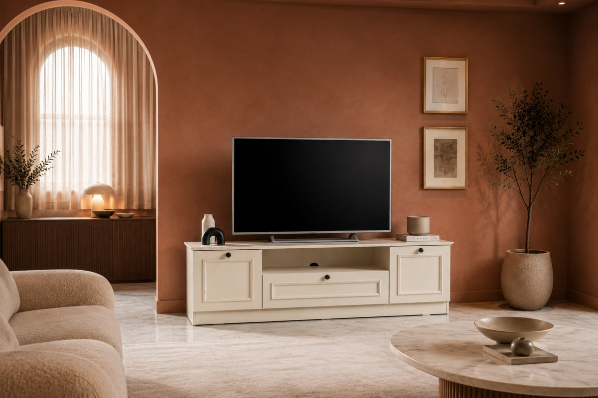 Argimo Maya TV Ünitesi 36x163x46 cm Beyaz