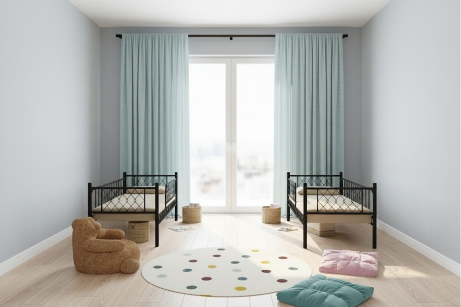 Argimo Metis Çift Katlı Ekstra Korkuluklu Güvenlikli Ranza