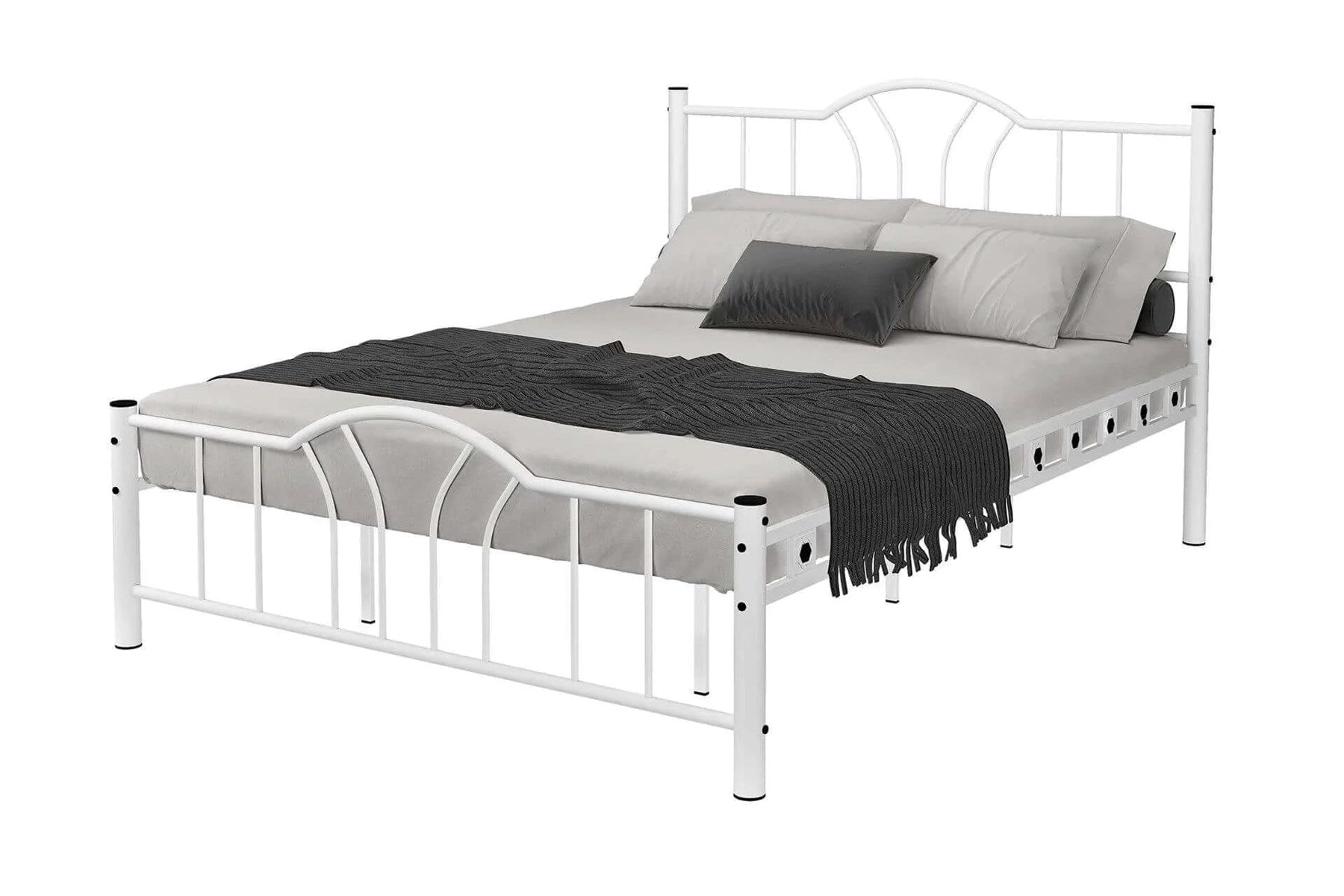 Argimo Bella Çift Kişilik Ferforje Metal Karyola