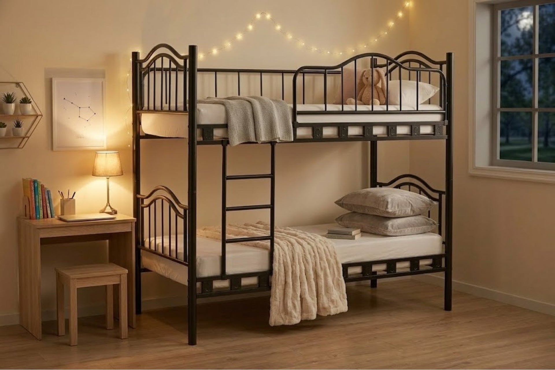 Argimo Belinay Genç Çocuk Odası Metal Ranza ve Karyola