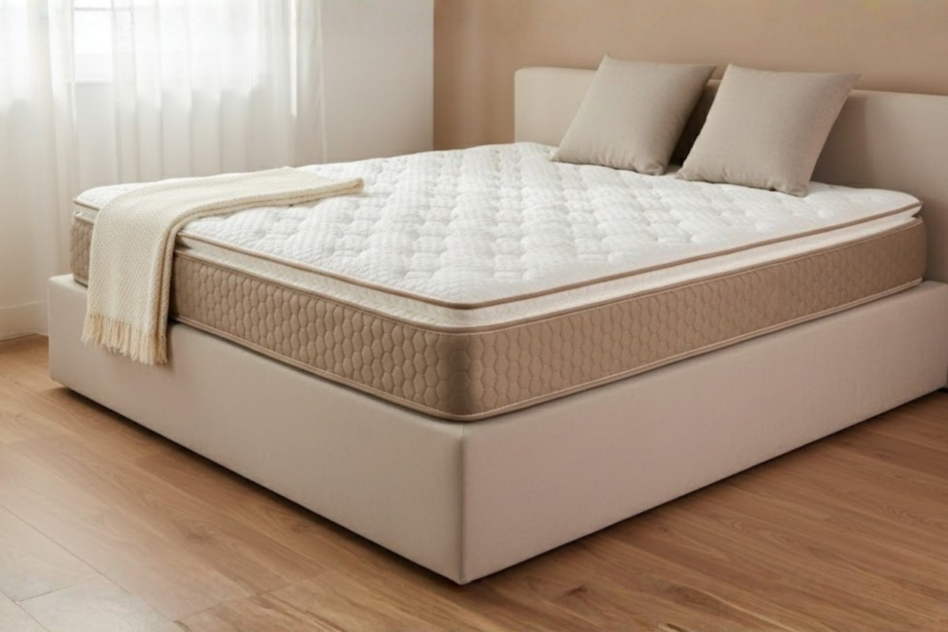 Argimo Mocha Çift Kişilik Pedli Paket Yaylı Yatak 30 cm