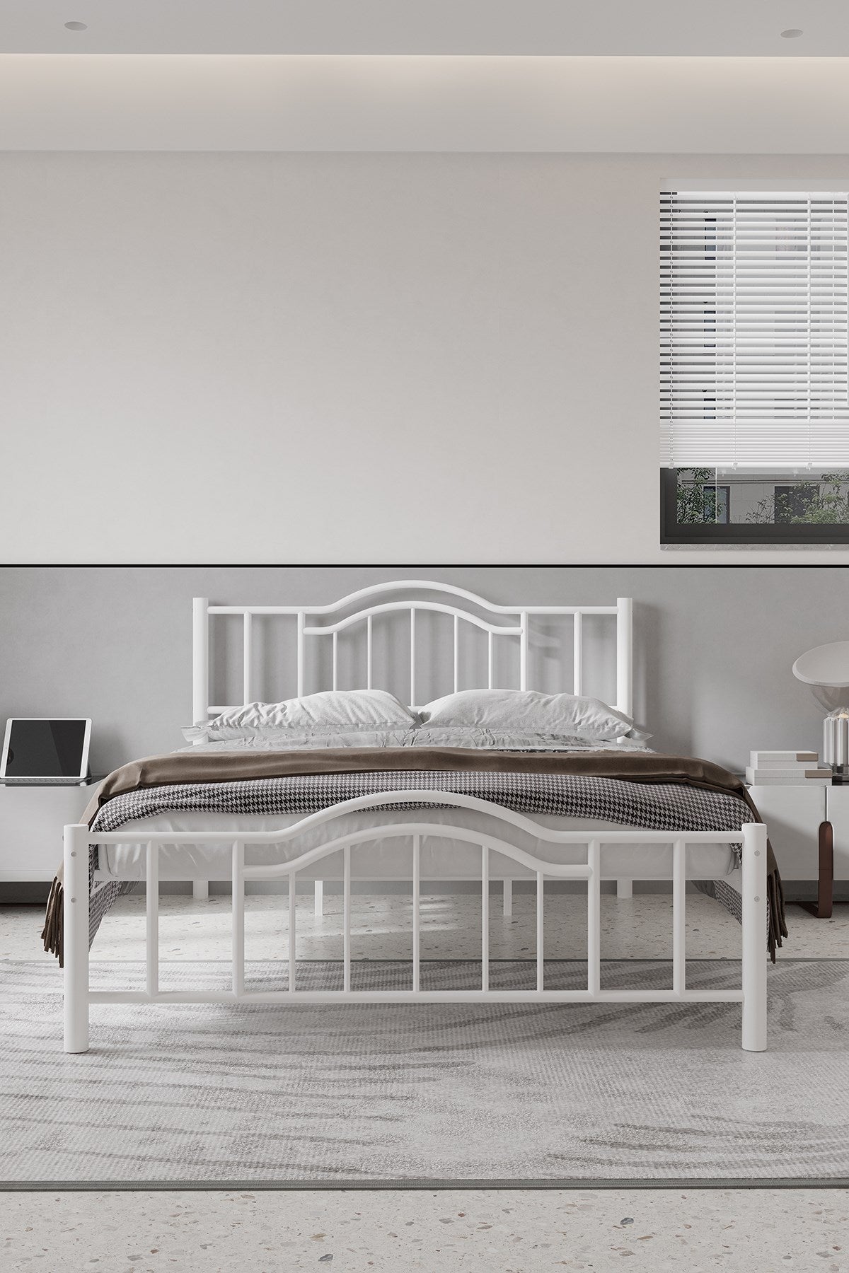 Argimo Belinay Ferforje Metal Çift Kişilik Karyola