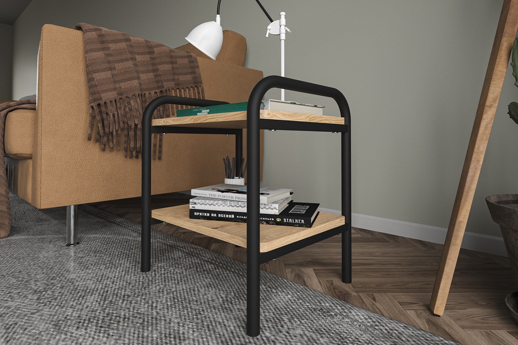 Argimo Vera Metal Yatak Başı Komodin