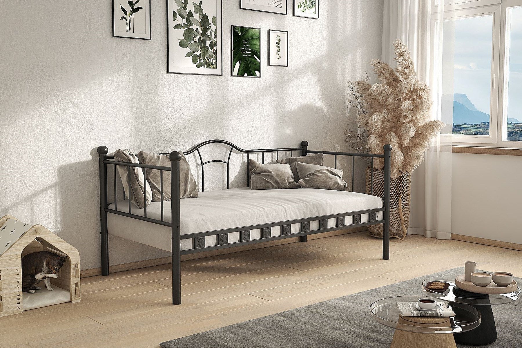 Argimo Kamelya Sedir Metal Karyola