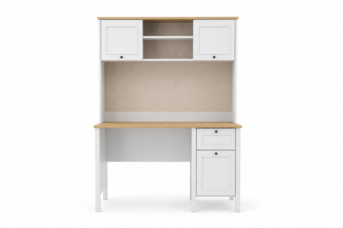 Argimo Talia Raflı Çalışma Masası 65x121x185 cm Açık Gri