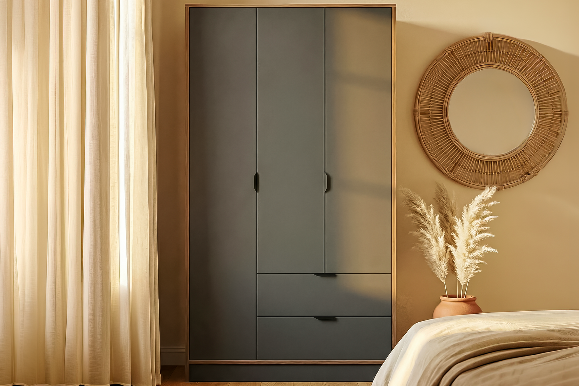 Argimo Arya 3 Kapaklı Dolap 44x97x182 cm