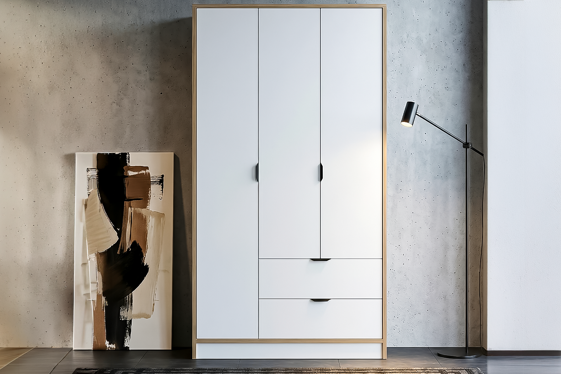 Argimo Arya 3 Kapaklı Dolap 44x97x182 cm