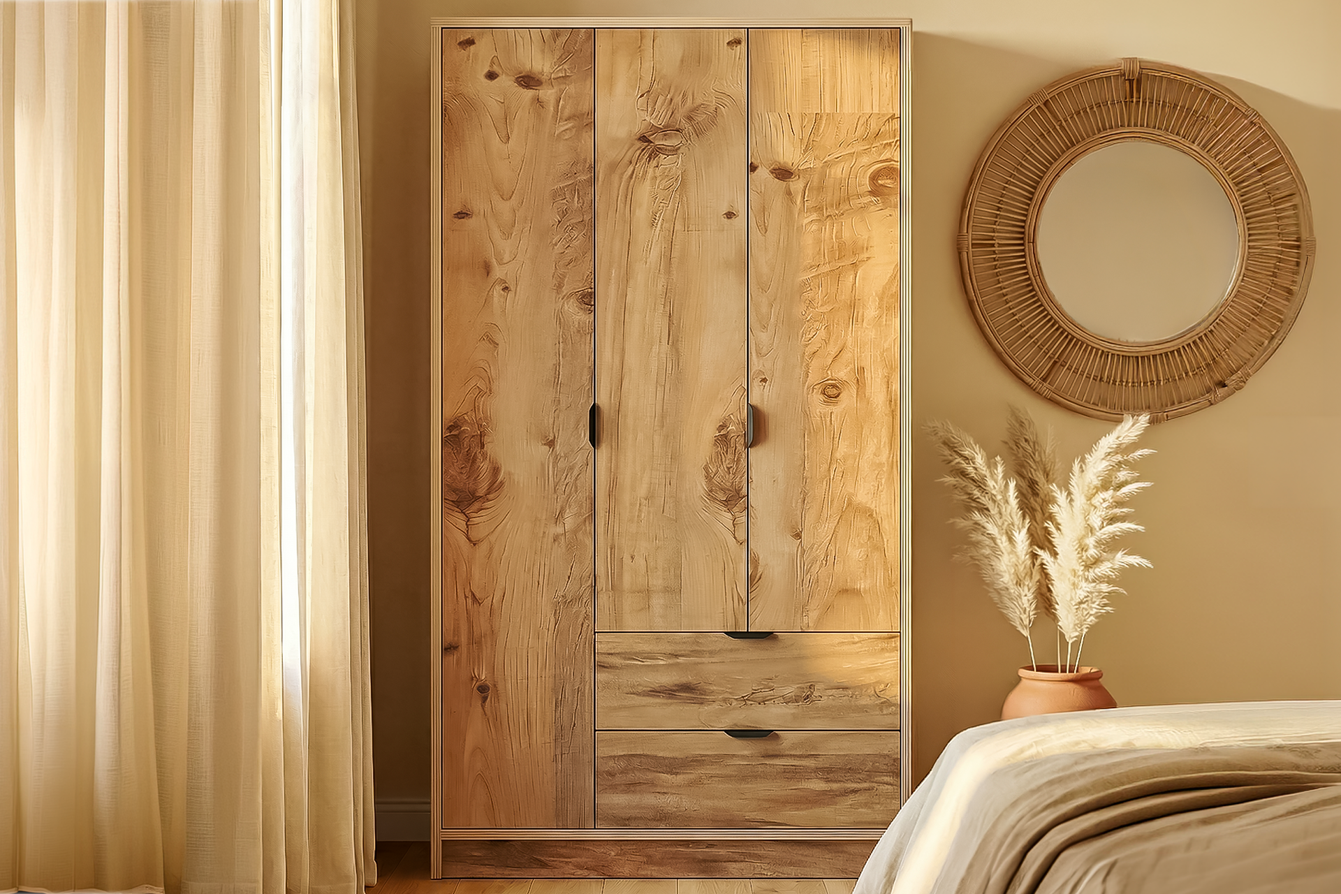 Argimo Arya 3 Kapaklı Dolap 44x97x182 cm