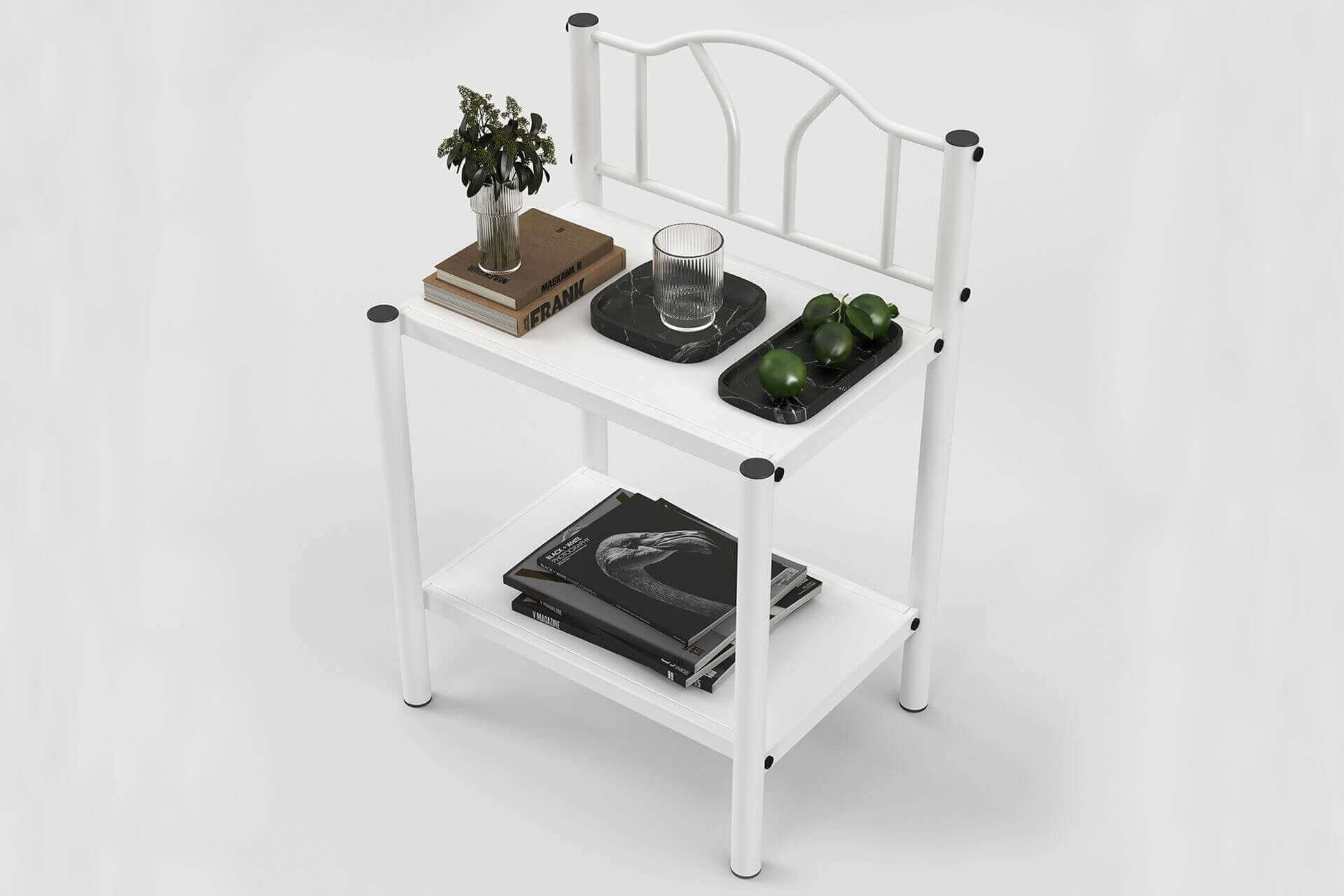 Argimo Bella Retro Ferforje Metal Komodin Argimo