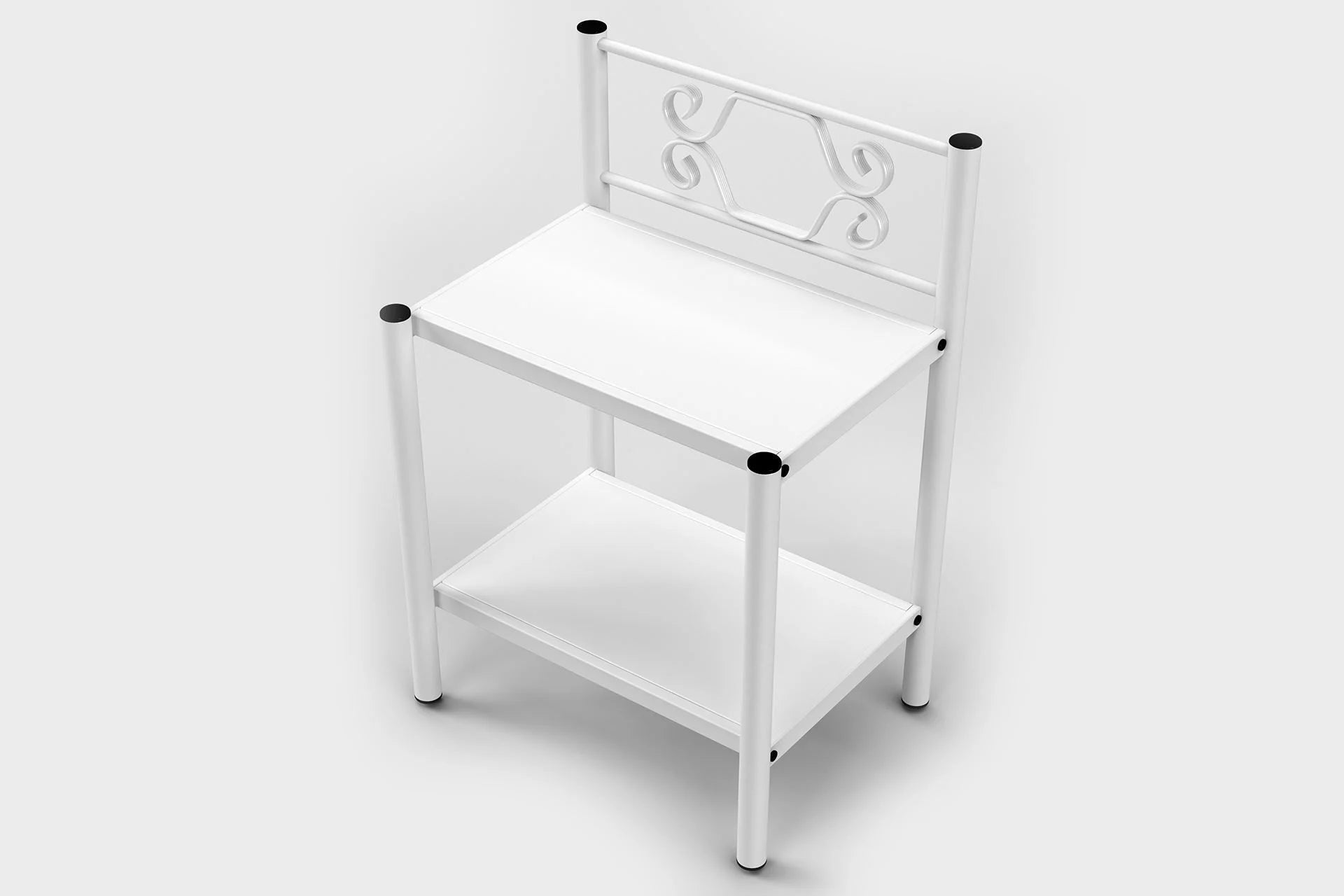 Argimo Leda Retro Ferforje Metal Komodin Argimo