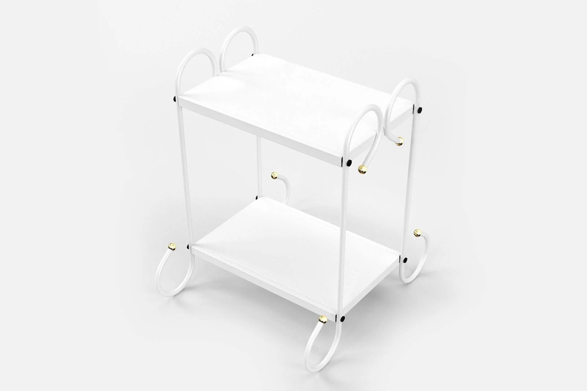 Argimo Truva Retro Ferforje Metal Komodin Argimo