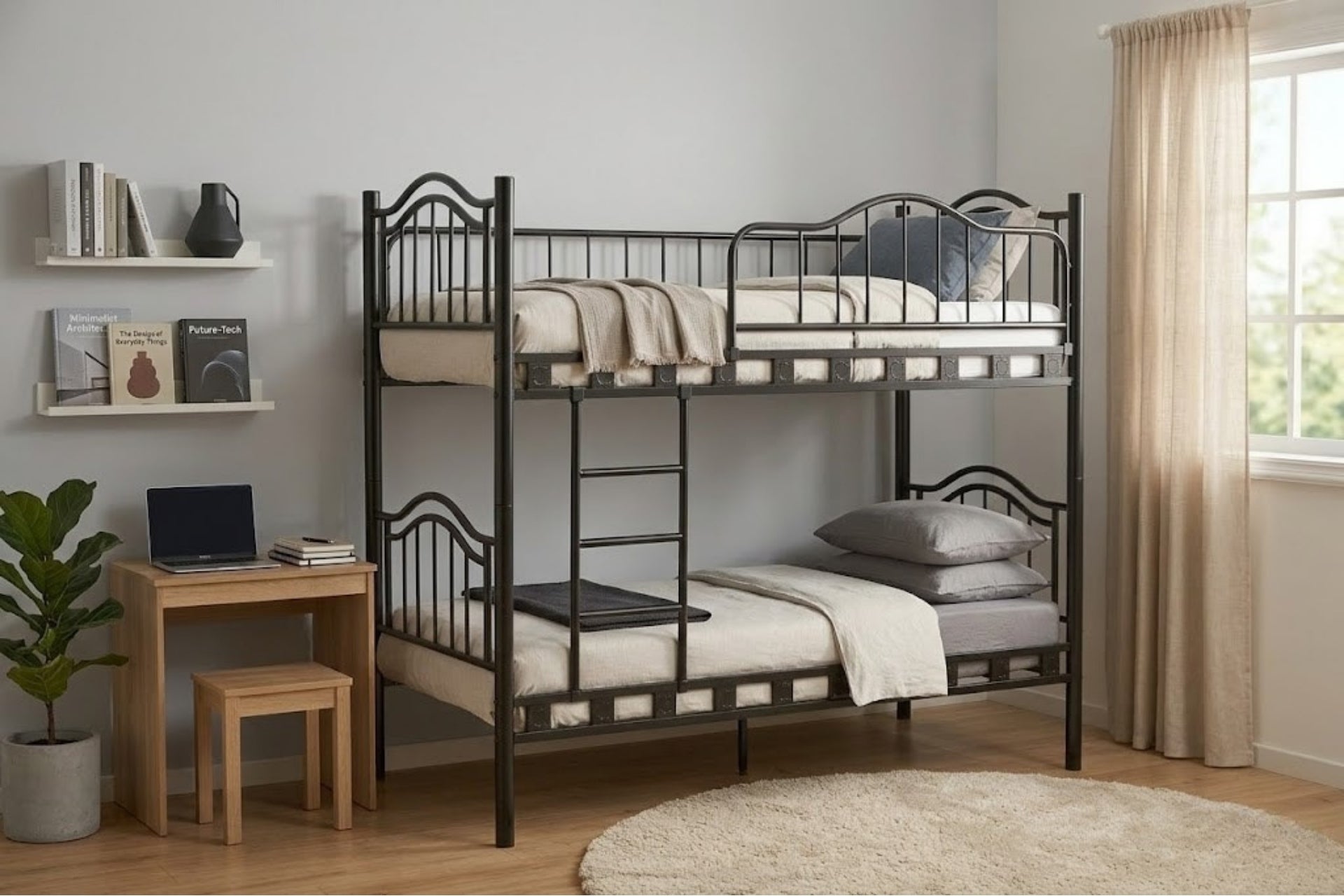 Argimo Belinay Genç Çocuk Odası Metal Ranza ve Karyola