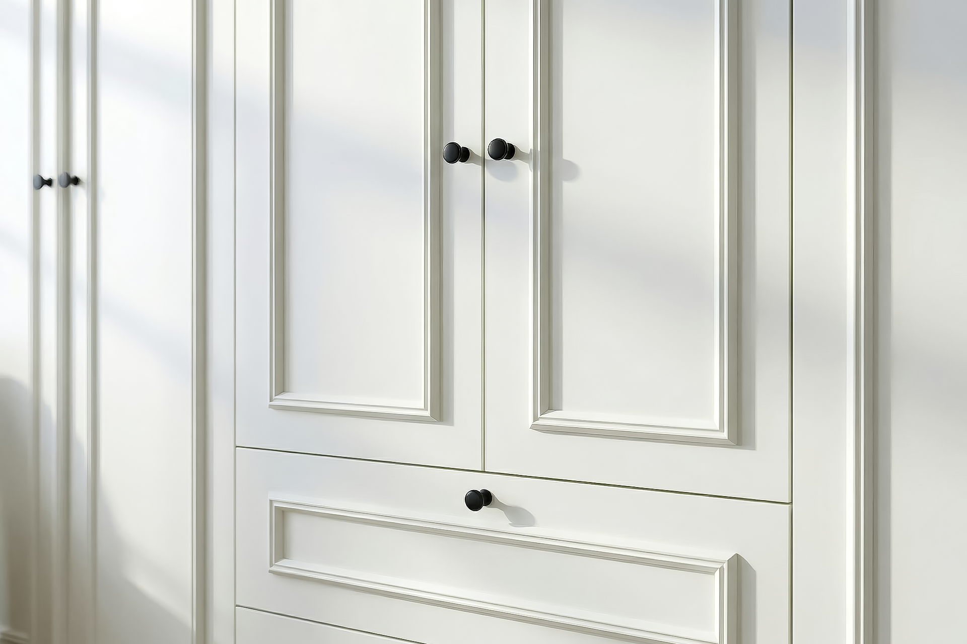 Argimo Maya 6 Kapaklı Dolap 54x182x209 cm Beyaz