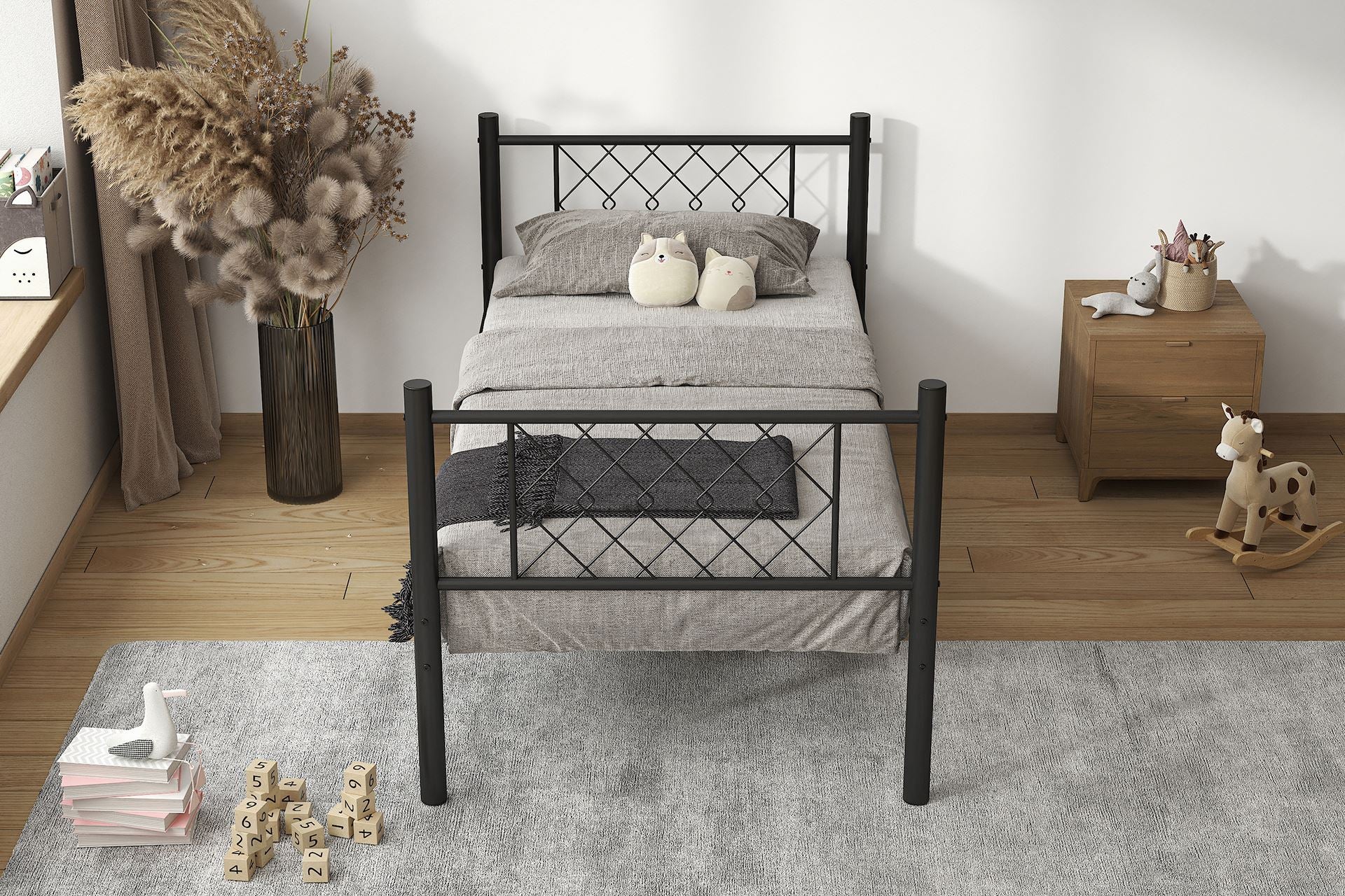 Argimo Metis Tek Kişilik Metal Karyola