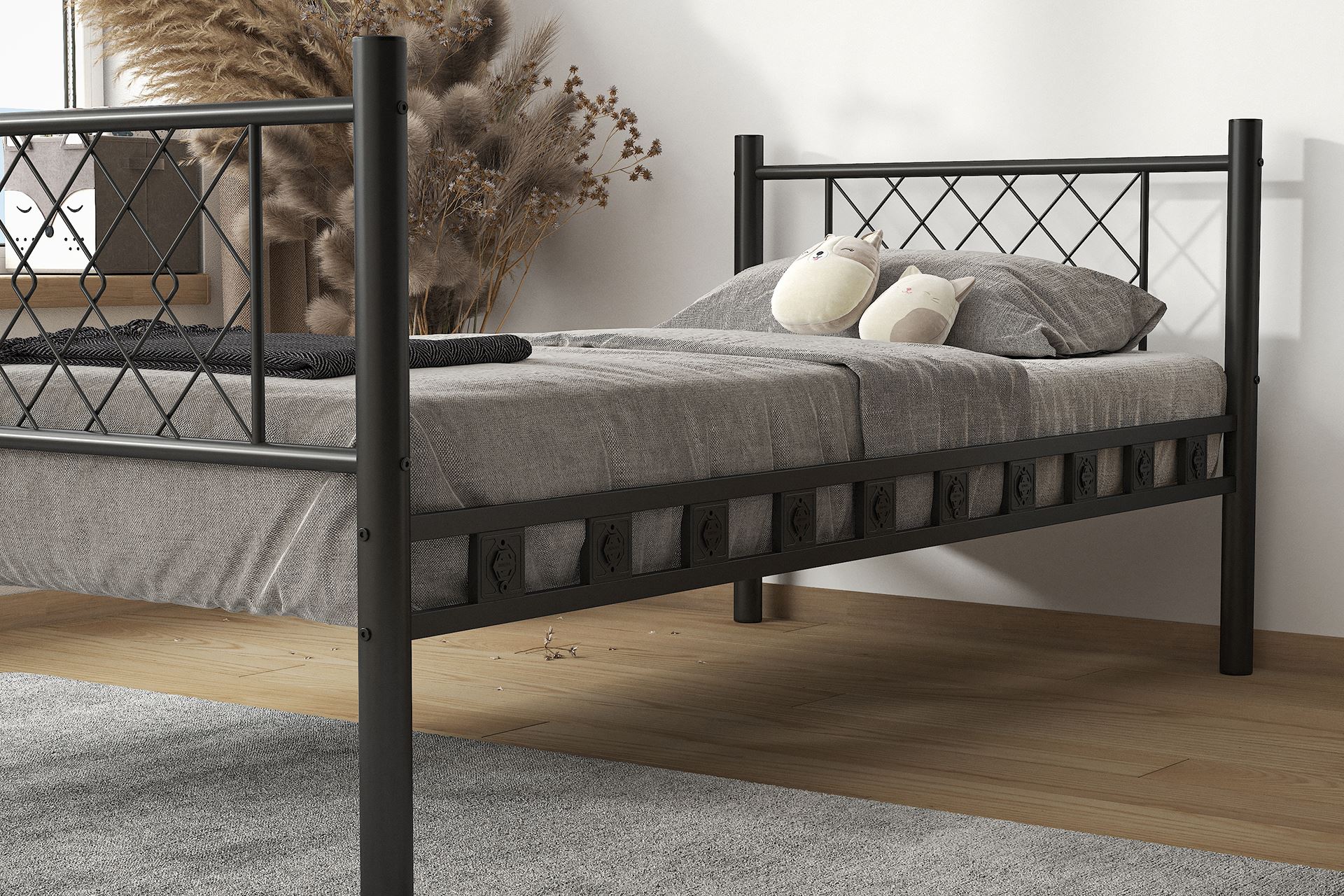 Argimo Metis Tek Kişilik Metal Karyola