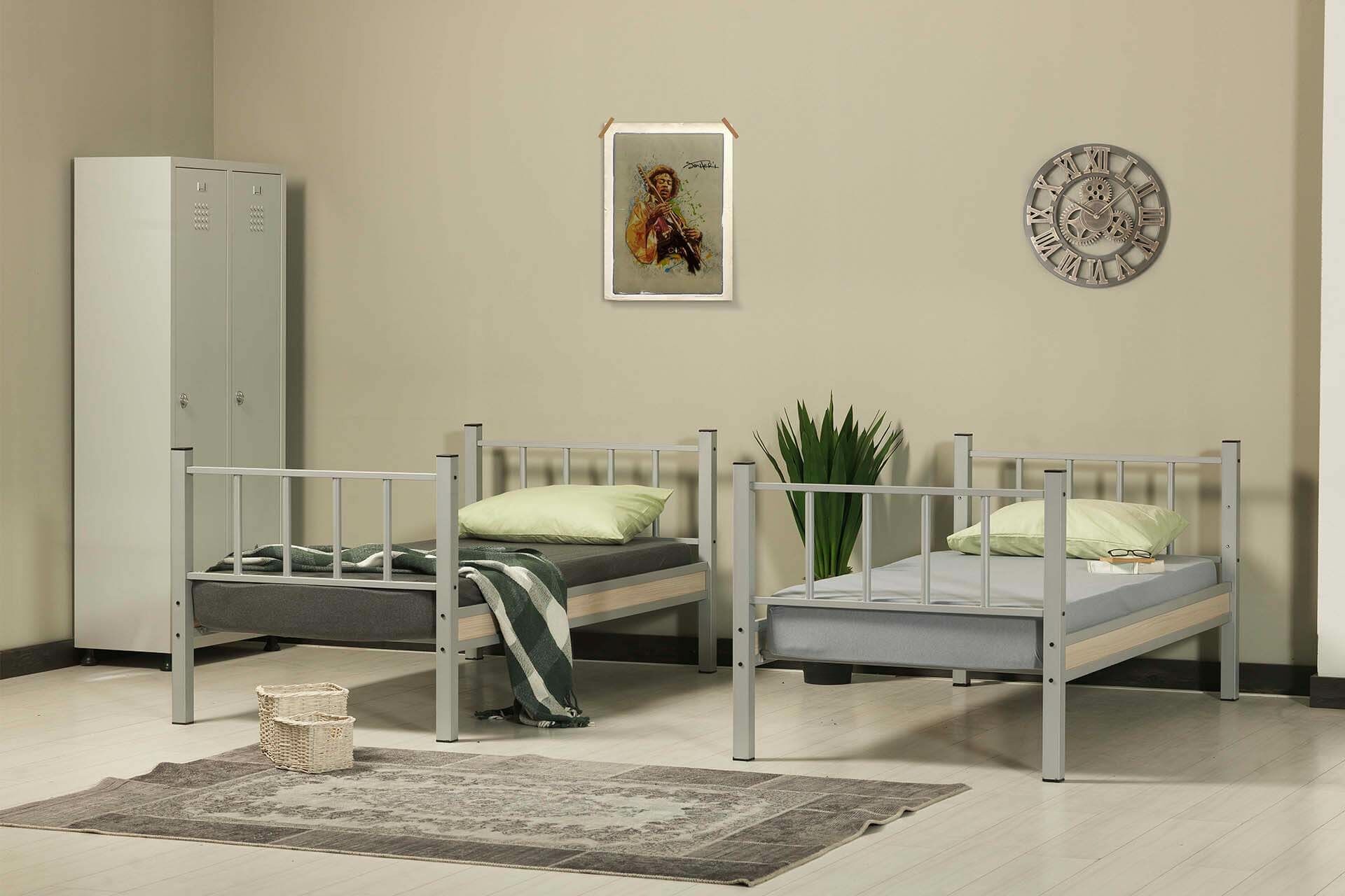 Argimo Yurt Genç Çocuk Odası Metal Ranza ve Karyola - Argimo