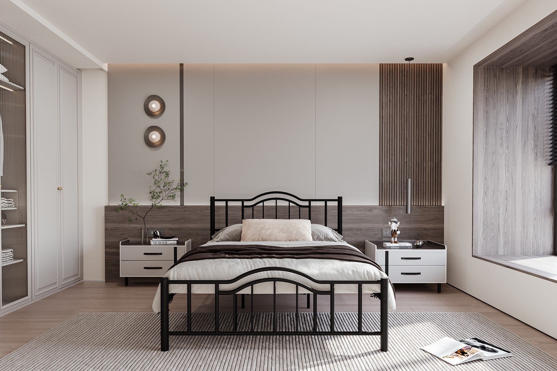 Argimo Belinay Ferforje Metal Çift Kişilik Karyola