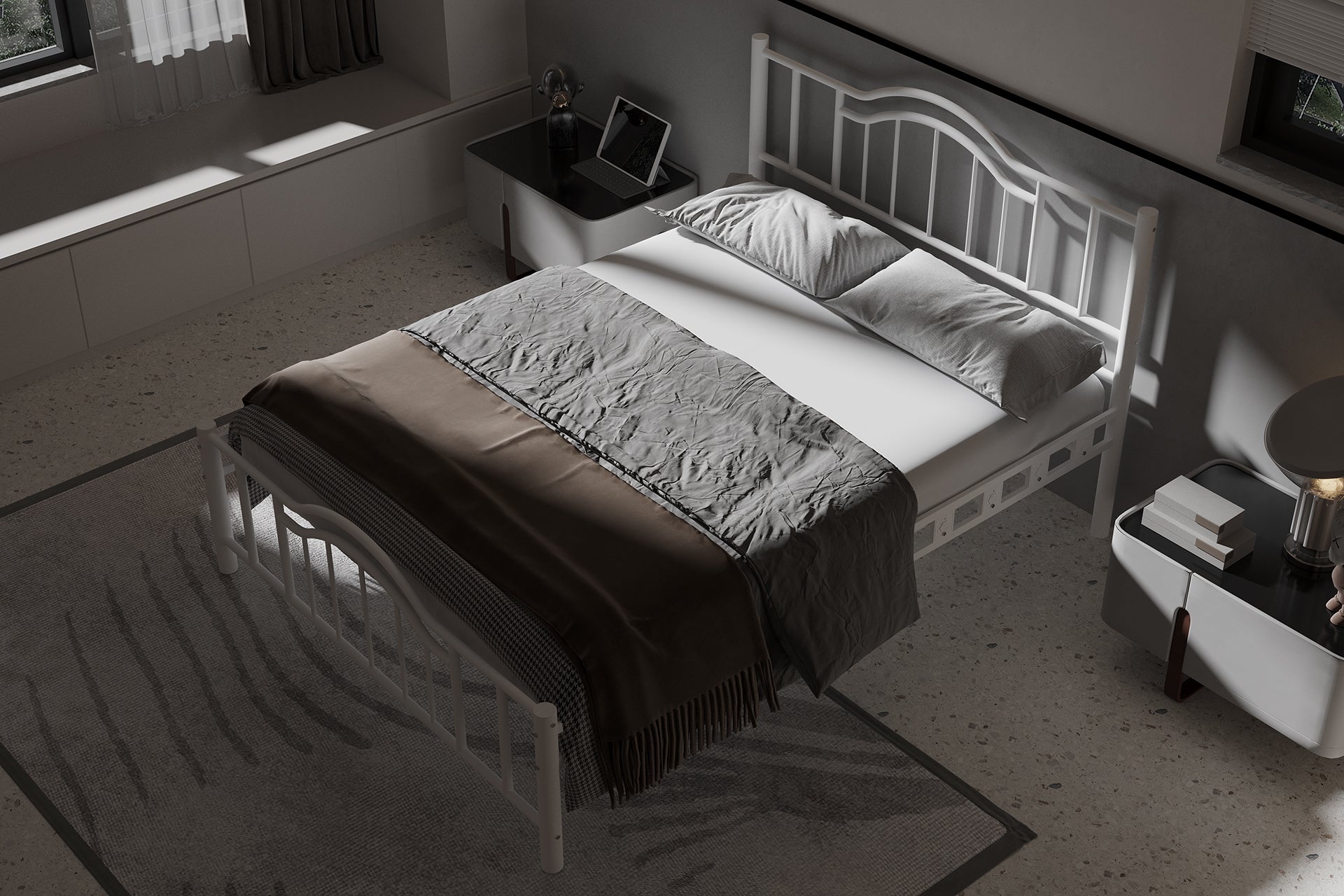 Argimo Belinay Ferforje Metal Çift Kişilik Karyola