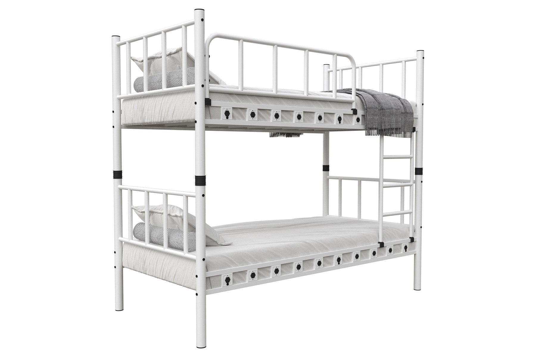 Argimo Zambak Genç Çocuk Yatak Odası Metal Ranza ve Karyola