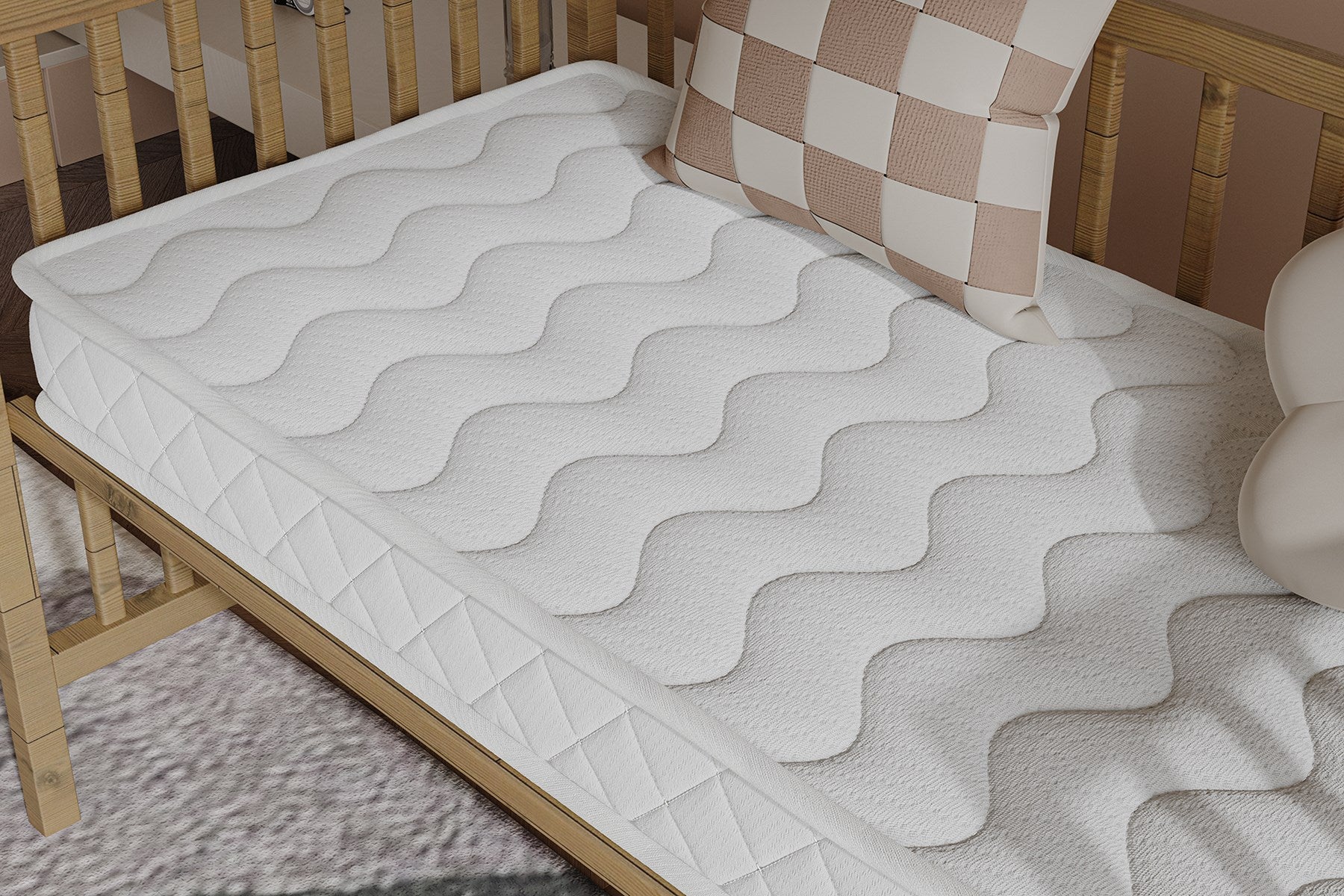 Argimo Alba 10 cm Sünger Bebek Beşik Park Yatağı