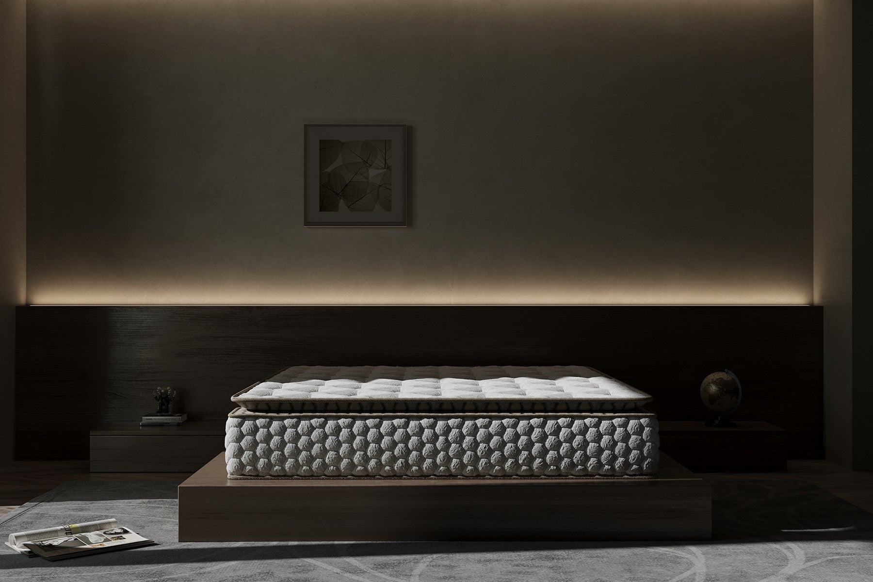 Argimo Cortado Çift Kişilik Pedli Paket Yaylı Yatak 30 cm