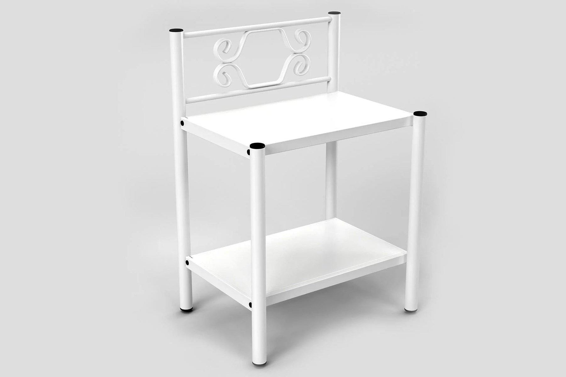 Argimo Leda Retro Ferforje Metal Komodin
