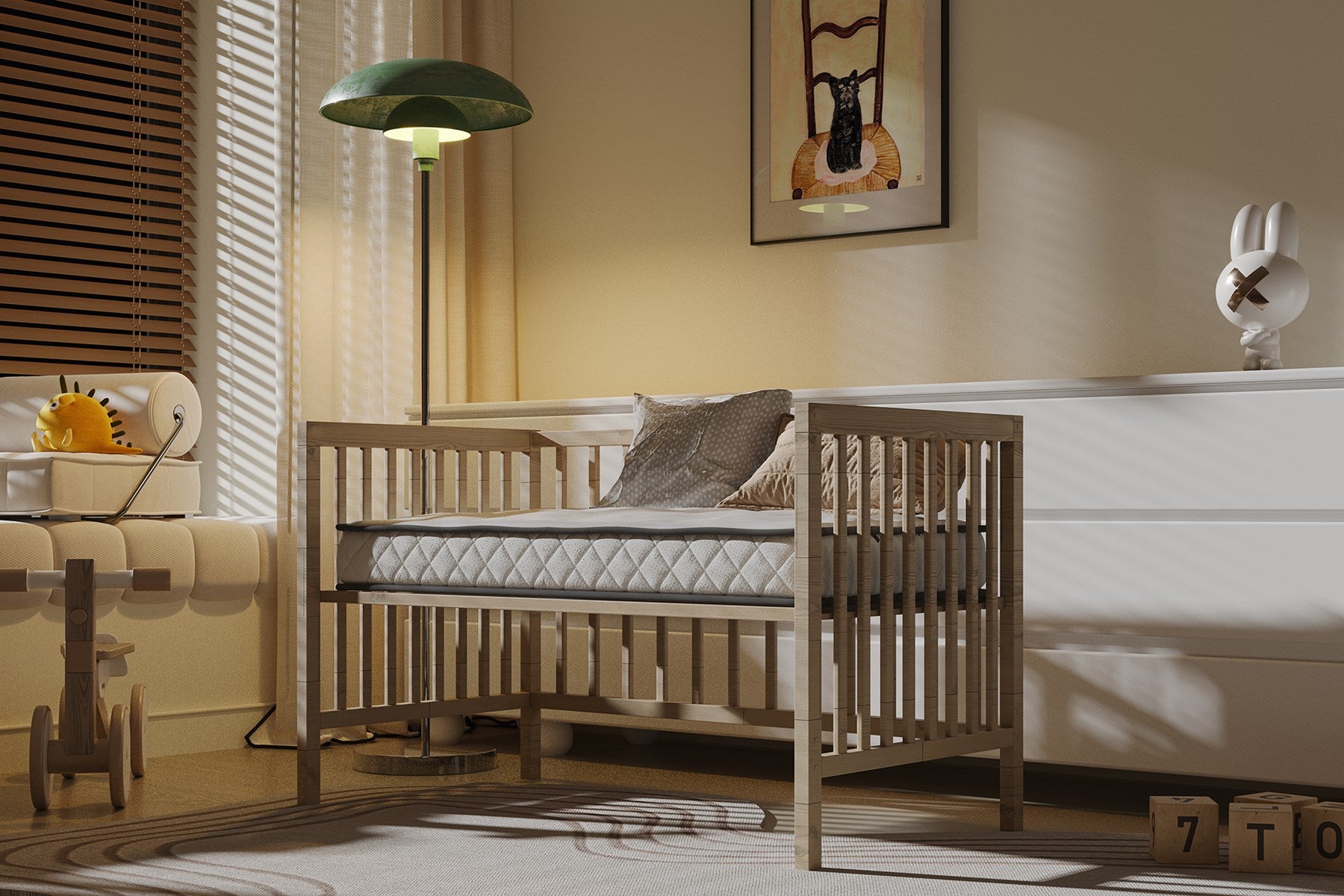 Argimo Nimbus 10 cm Sünger Bebek Beşik Park Yatağı