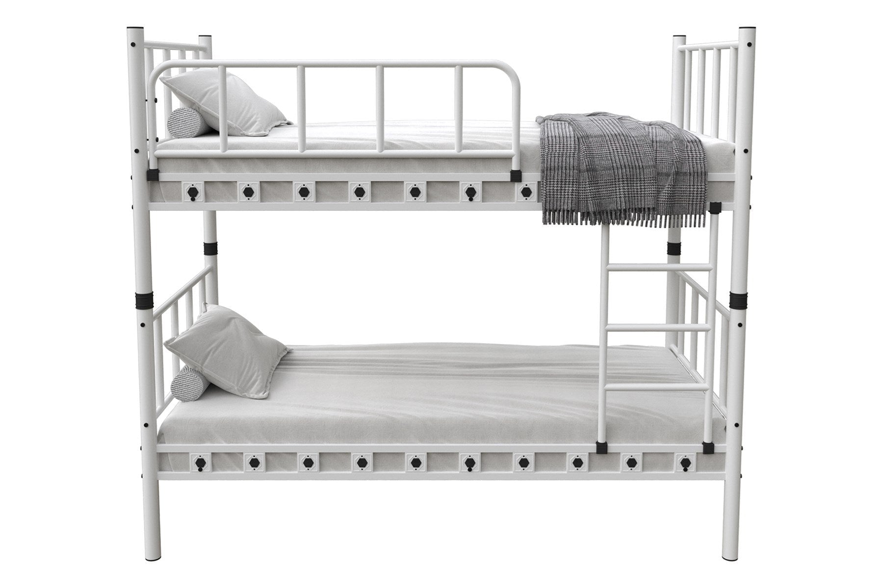 Argimo Zambak Genç Çocuk Yatak Odası Metal Ranza ve Karyola