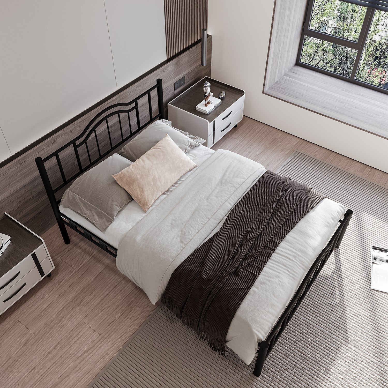 Argimo Belinay Ferforje Metal Çift Kişilik Karyola