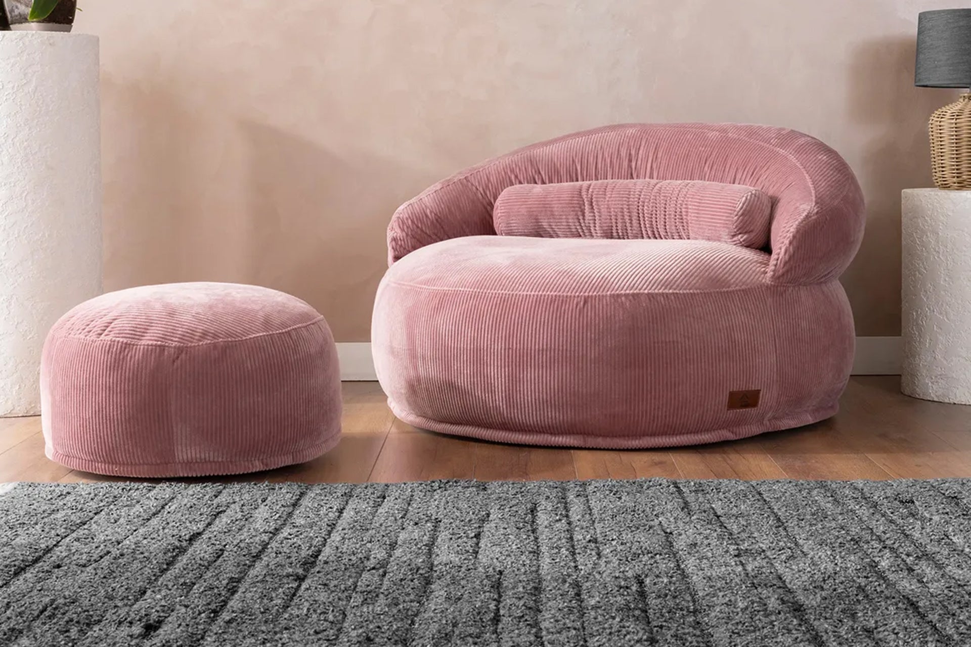 Argimo Elissa Yıkanabilir Tek Kişilik Berjer Puf Dinlenme Koltuğu