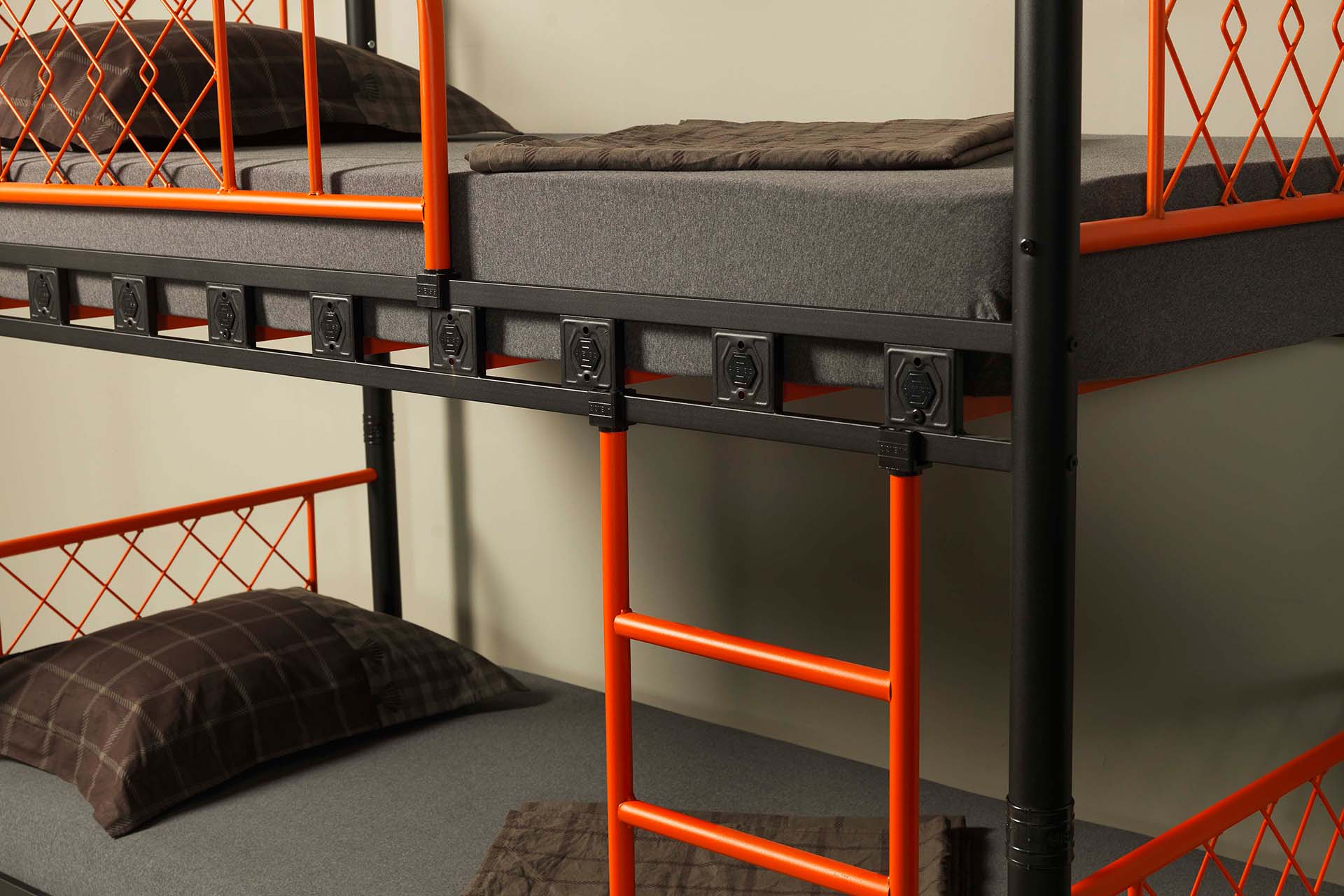 Argimo Metis Genç Çocuk Yatak Odası Metal Ranza ve Karyola