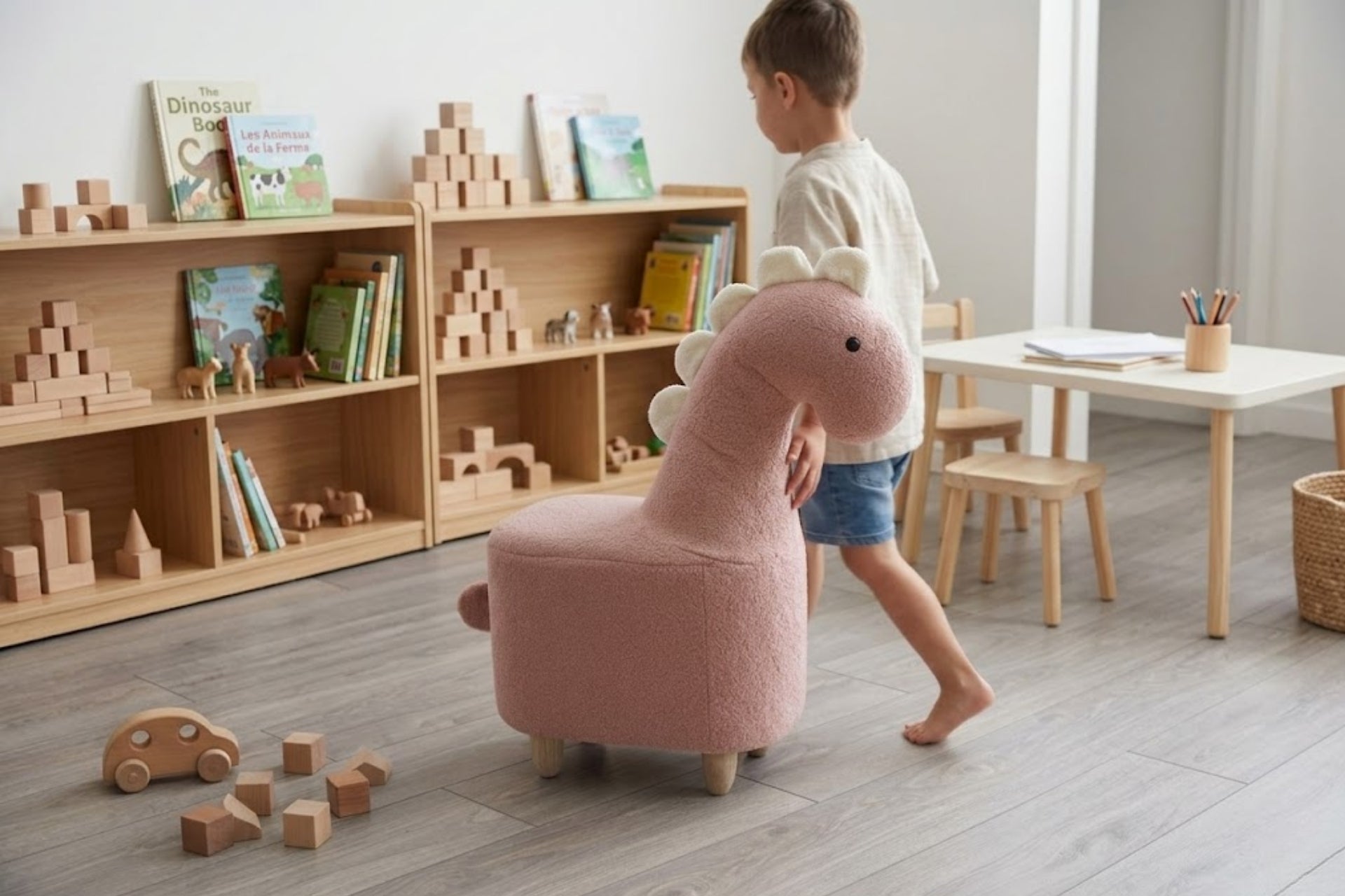 Argimo Rexy Dinozor Bebek Çocuk Odası Puf