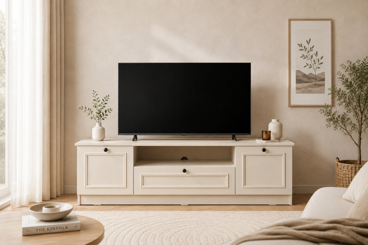 Argimo Maya TV Ünitesi 36x163x46 cm Beyaz