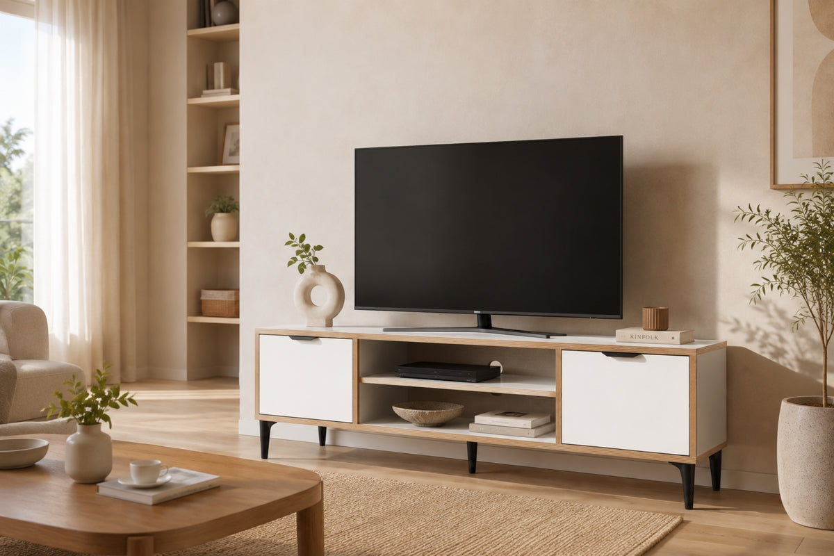 Argimo Arya 2 Kapaklı TV Ünitesi 35x140x46 cm