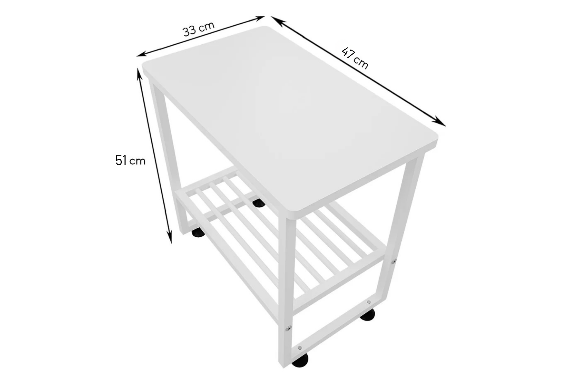 Argimo Legno Metal Baş Ucu Komodin