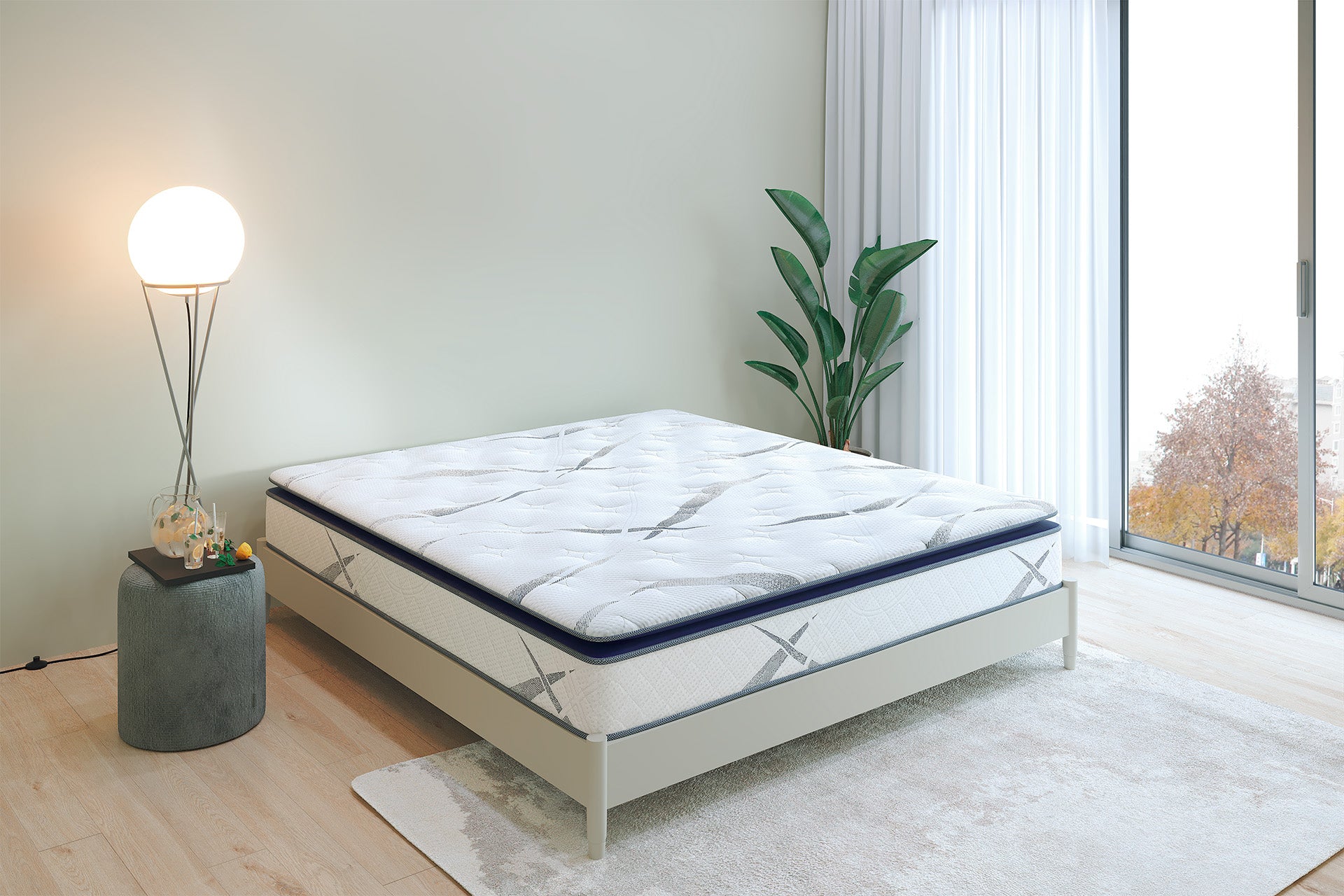 Argimo Aqualis Çift Kişilik Pedli Paket Yaylı Yatak 30 cm
