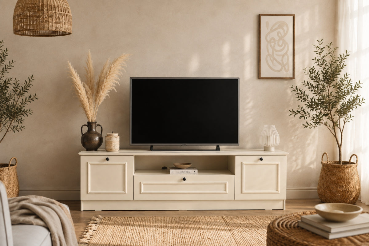 Argimo Maya TV Ünitesi 36x163x46 cm Beyaz