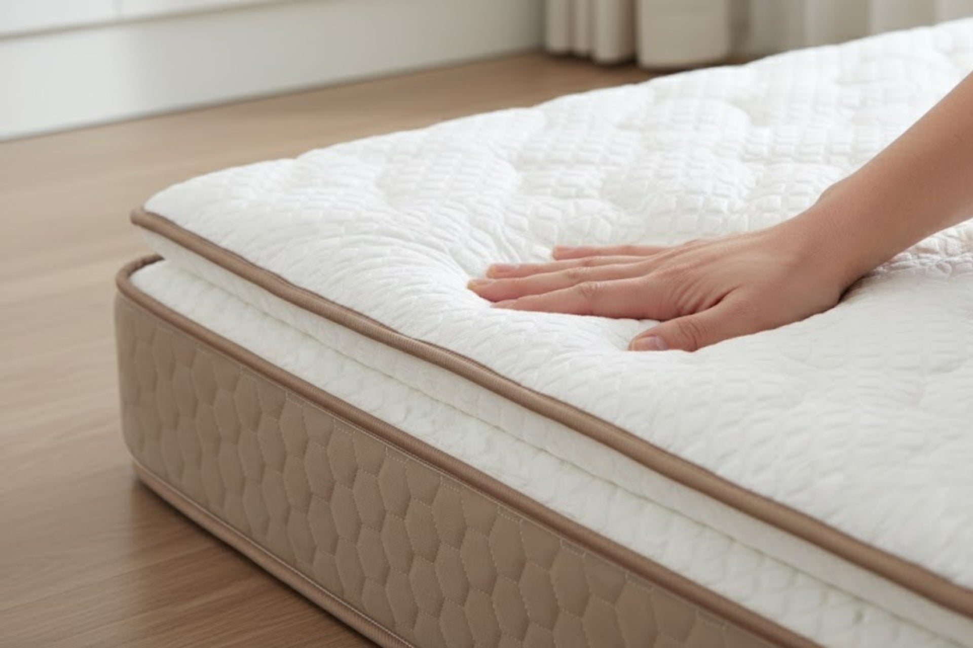 Argimo Mocha Çift Kişilik Pedli Paket Yaylı Yatak 30 cm