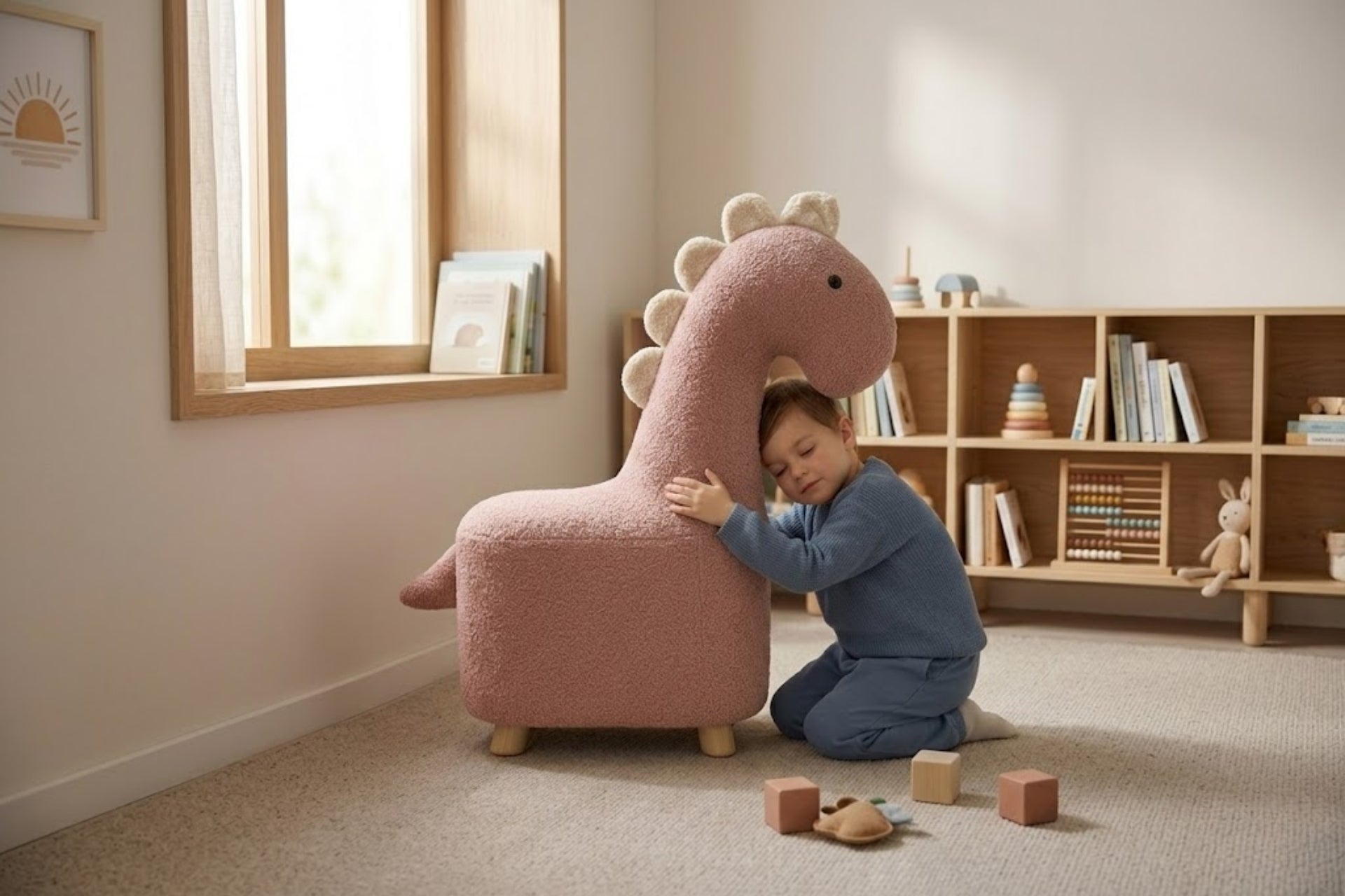 Argimo Rexy Dinozor Bebek Çocuk Odası Puf