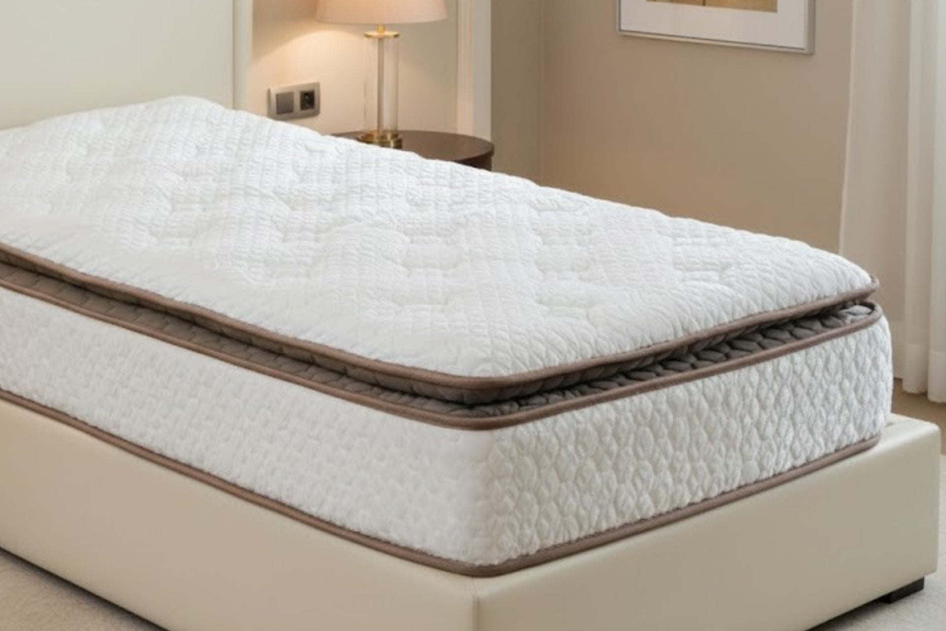 Argimo Cortado Tek Kişilik Pedli Paket Yaylı Yatak 30 cm