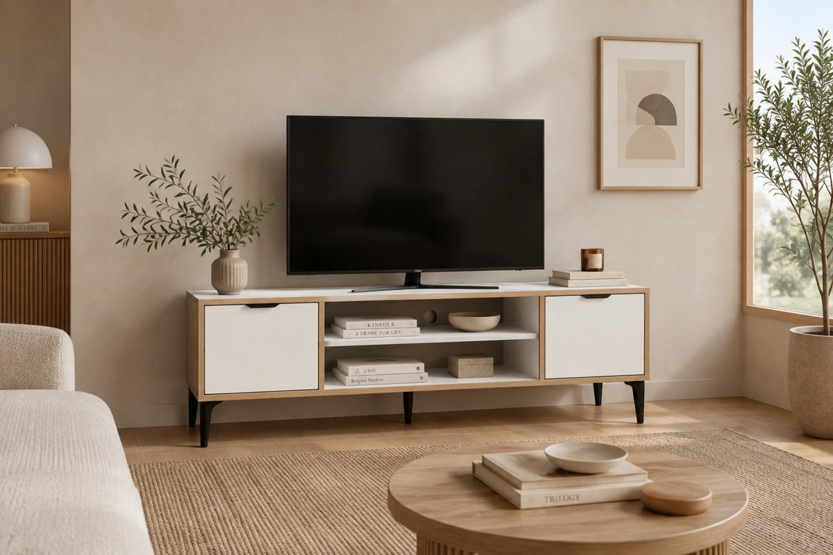 Argimo Arya 2 Kapaklı TV Ünitesi 35x140x46 cm
