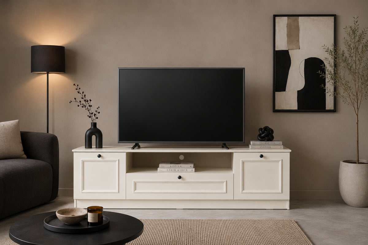 Argimo Maya TV Ünitesi 36x163x46 cm Beyaz